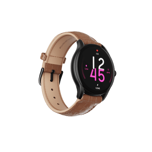 boAt Lunar Connect Ace | Round AMOLED Display Smartwatch with 1.43" (3.63 cm) Screen, Bluetooth Calling, 100+ Sports Modes