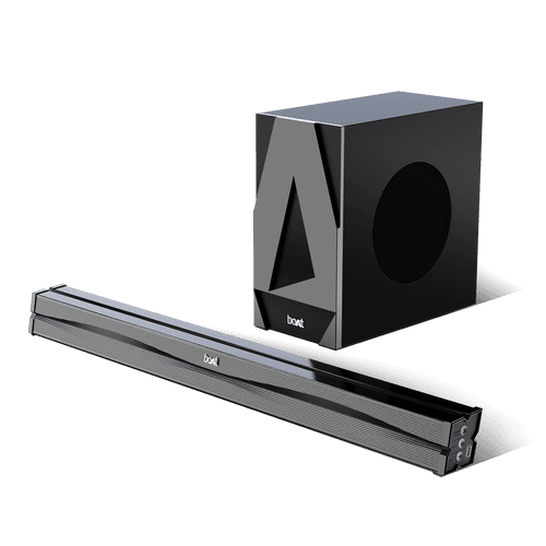 boAt Aavante Bar Orion Plus | 160W Bluetooth Soundbar, 2.1 Surround Sound System, Subwoofer & Wired Rear Speakers
