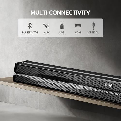boAt Aavante Bar Orion Plus | 160W Bluetooth Soundbar, 2.1 Surround Sound System, Subwoofer & Wired Rear Speakers