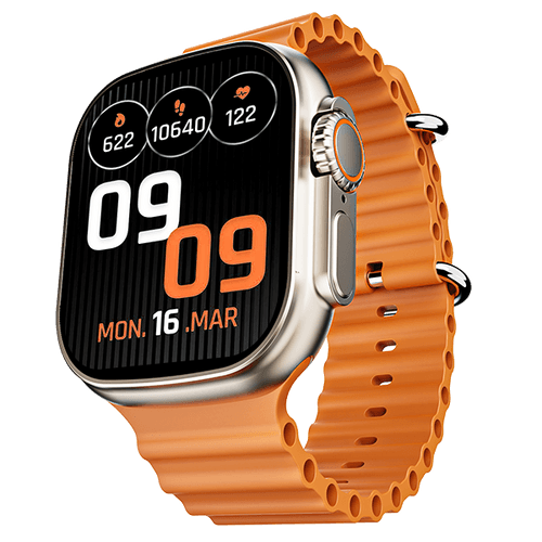 boAt Wave Elevate | Smartwatch with 1.96" (4.97cm) HD Display, BT Calling, 100+ Sports Modes, 15 Days Battery, Premium Metal Body