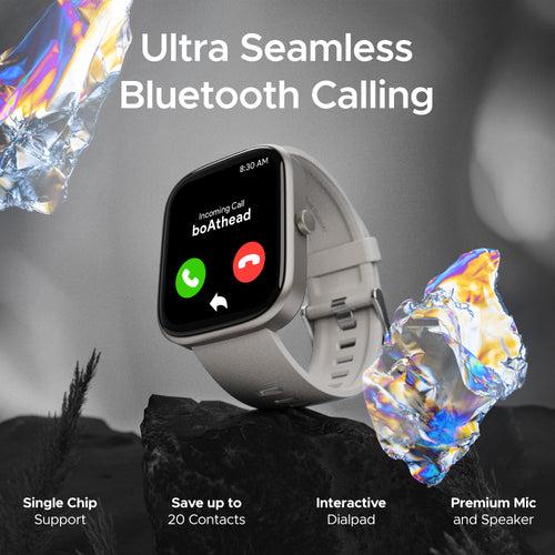 boAt Ultima Prism | Smartwatch with 1.96" (4.97cm) AMOLED Display, BT Calling, 700+ active modes, Watch Face Studio