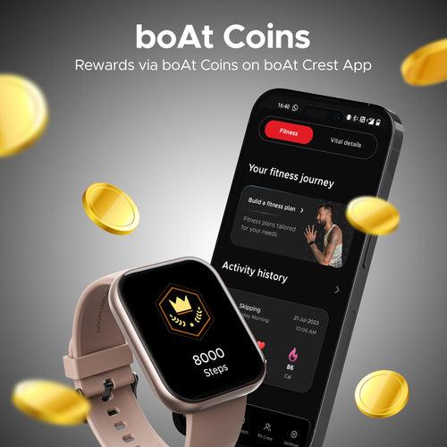 boAt Wave Neo Plus | Smartwatch with 1.96" (4.97cm) HD Display, BT Calling, 7 Days Battery Life, 700+ Active Modes