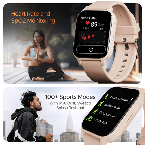 boAt Xtend Call Plus | 1.91" (4.85 cm) Largest Display Smartwatch, BT Calling, ENx™ Algorithm, Bilingual, 100+ Sports Mode