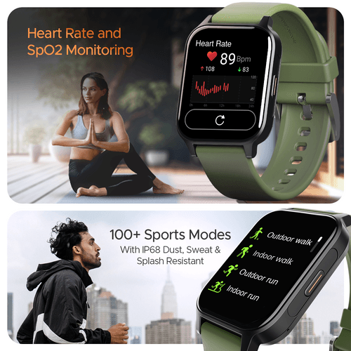 boAt Xtend Call Plus | 1.91" (4.85 cm) Largest Display Smartwatch, BT Calling, ENx™ Algorithm, Bilingual, 100+ Sports Mode