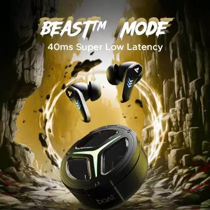 boAt Immortal 171 | Wireless Gaming Earbuds 40ms Low Latency with BEAST™ Mode, 40 Hours Gameplay, IPX5 Water, BT v5.3