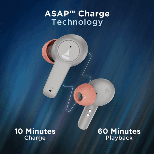 boAt Airdopes 418 ANC | Wireless Earbuds with 10mm Drivers, Up to 25dB ANC, ENx™ Technology, 17.5 Hours Playback, ASAP™ Charge