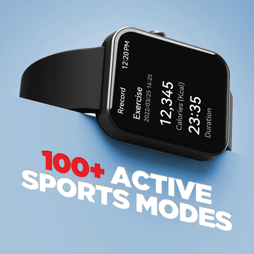 boAt Wave Stride Voice | Premium Bluetooth Calling Smartwatch with 1.83" (4.64 cm) HD Display, 100+ Sports Modes, 10 Days Of Battery Life