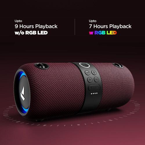 boAt Stone 1208 | 14W Portable Wireless Speaker with RGB LEDs, Up to 9 Hours of Playtime, AUX, USB and FM modes