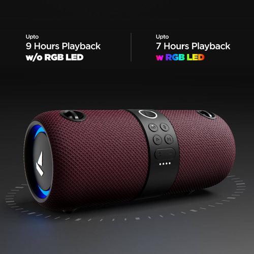 boAt Stone 1208 | 14W Portable Wireless Speaker with RGB LEDs, Up to 9 Hours of Playtime, AUX, USB and FM modes