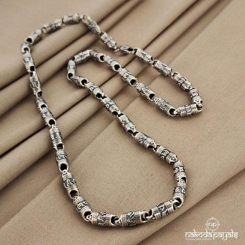 Traditional Men's Oxidised Neckchain (Mc0822)