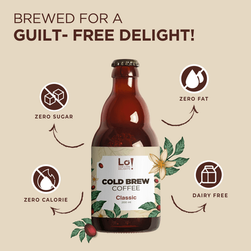 Lo Foods Keto Cold Brew Sugar Free Coffee - Classic