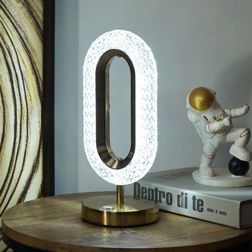 HaloGlow Crystal Table Lamp