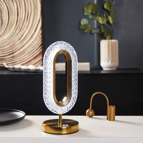 HaloGlow Crystal Table Lamp