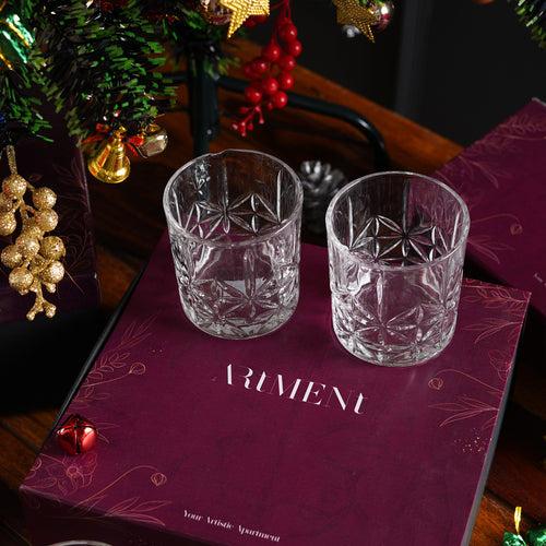 Carved Classics Whiskey Glasses Gift Box (Set of 4)