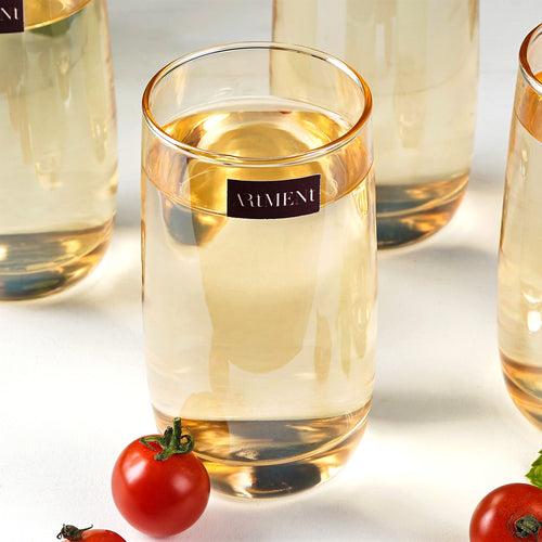 Golden Aura Water Glasses