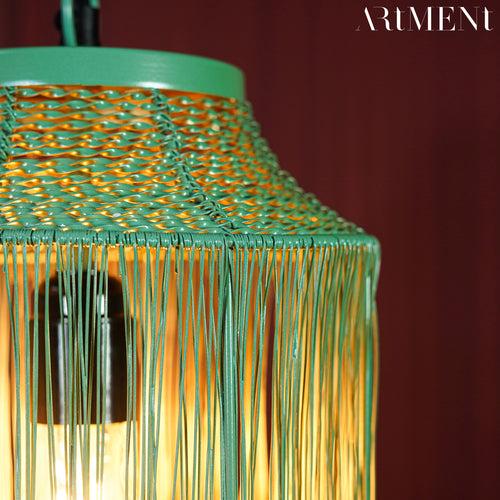 Aqua Luminance - Handcrafted Luxury Hanging Light