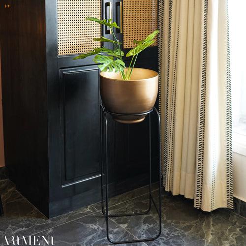 Golden Heights Floor Planter