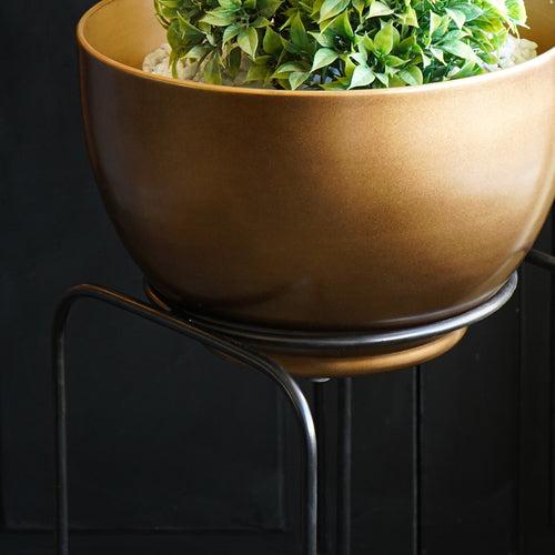 Golden Heights Floor Planter