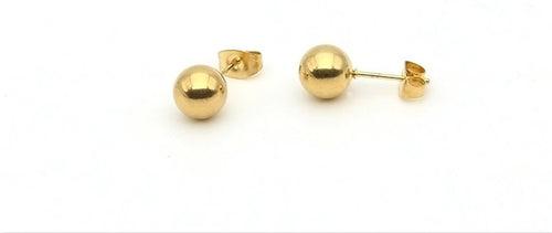 Ball & Diamond Studs Set Earrings