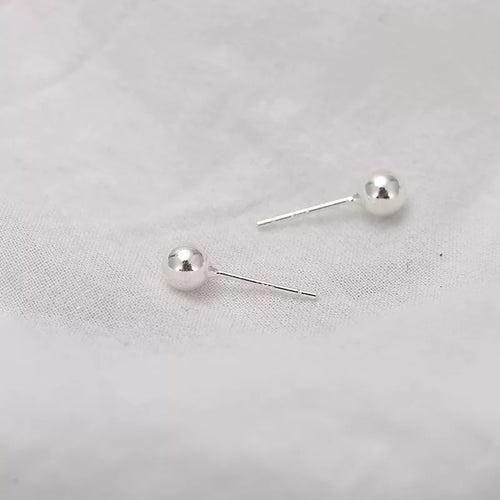 Ball & Diamond Studs Set Earrings