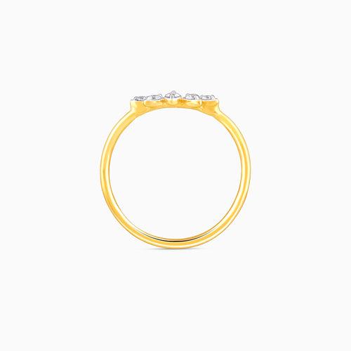 Gold Sun Dance Diamond Ring