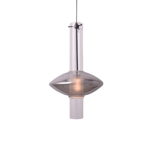 UFO Inspired Smoked Glass Pendant Light (LED)