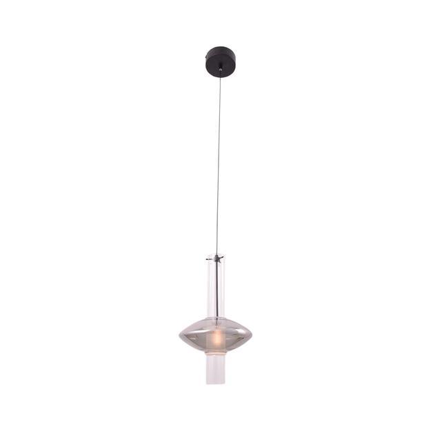 UFO Inspired Smoked Glass Pendant Light (LED)