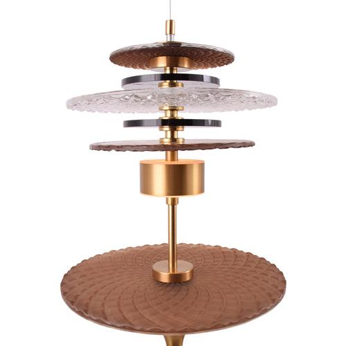 Tiered Precious Rock Pendant Light (LED)