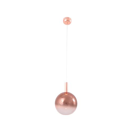 Rose Gold Sphere Pendant Light (LED)