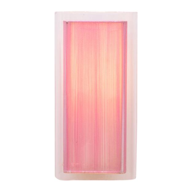 Pink Shade Wall Light (Square Glass)