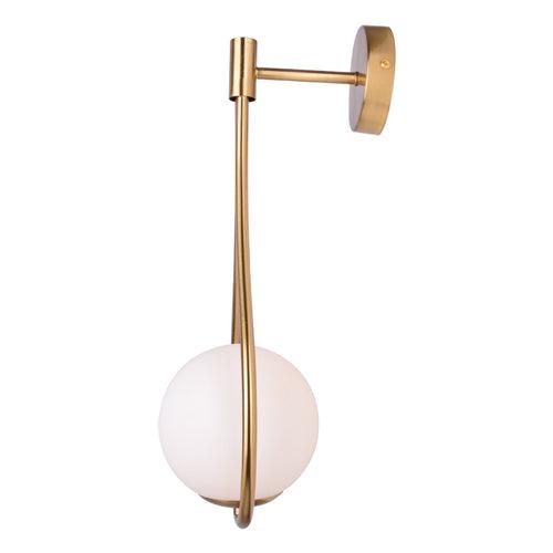 Golden Droplet Wall Light