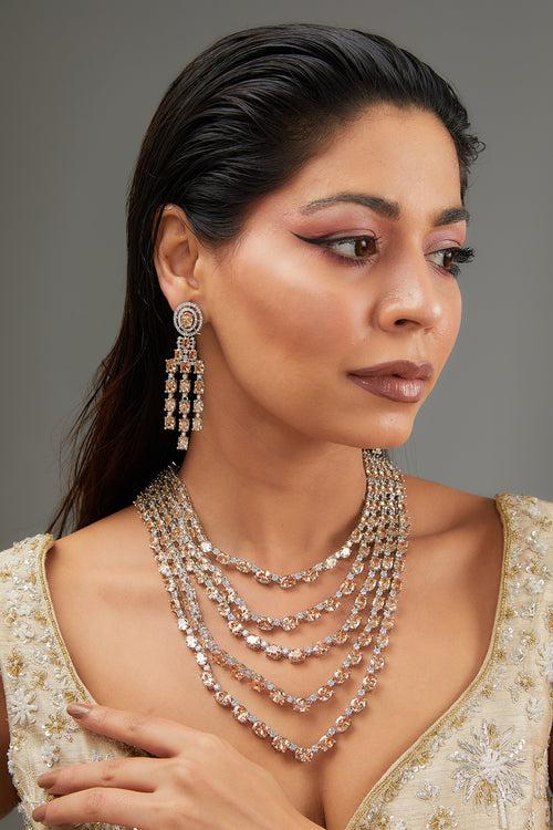 Rehmani Diamond Necklace set