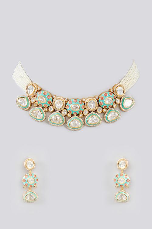 Diva Kundan Choker Set