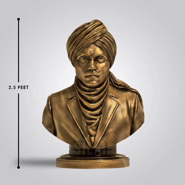 Bharathiyar Life Size Sculpture