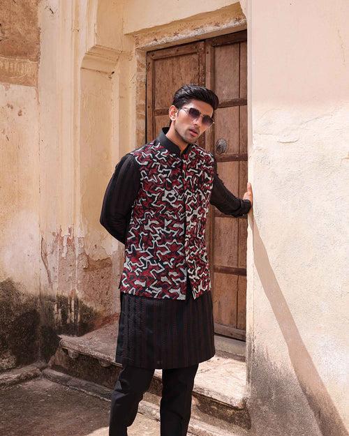 LAALSA NEHRU JACKET SET