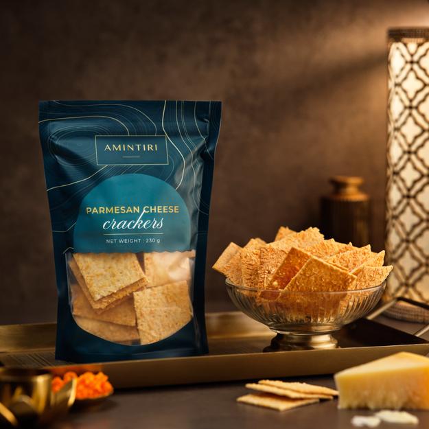 Parmesan cheese crackers