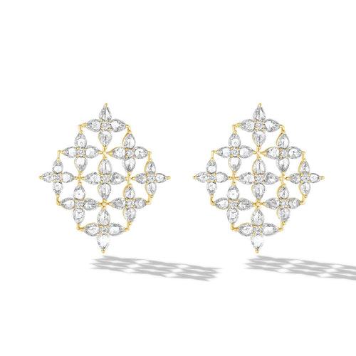 Blossom Diamond Earrings - Light