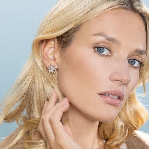 Blossom Diamond Stud earrings - Full Bloom