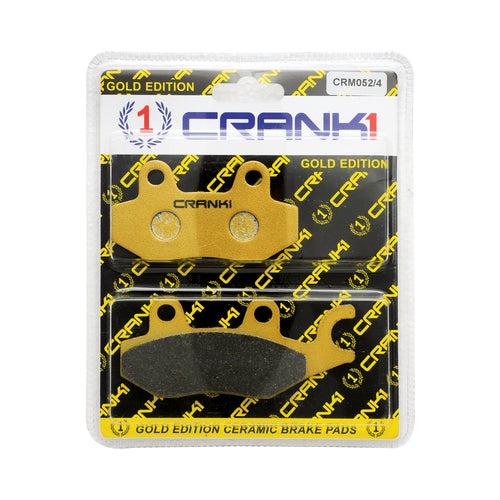 BRAKE PAD FOR FRONT TVS RTR 160-CRM052/4-CRANK1