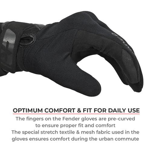 VAITERRA FENDER – DAILY USE MOTORCYCLE GLOVES FOR MEN-GREY