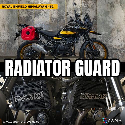 ZANA-RADIATOR GUARD ALUMINIUM BLACK FOR HIMALAYAN 450