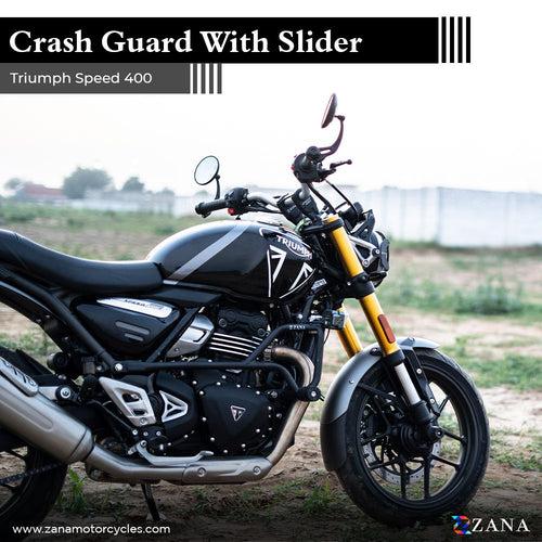 ZANA-CRASH GUARD WITH SLIDER BLACK FOR TRIUMPH SPEED 400