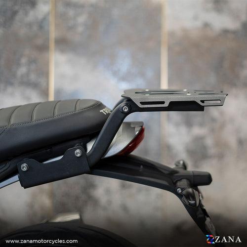 ZANA-TOP RACK WITH PLATE T-1 BLACK FOR FOR TRIUMPH SPEED 400