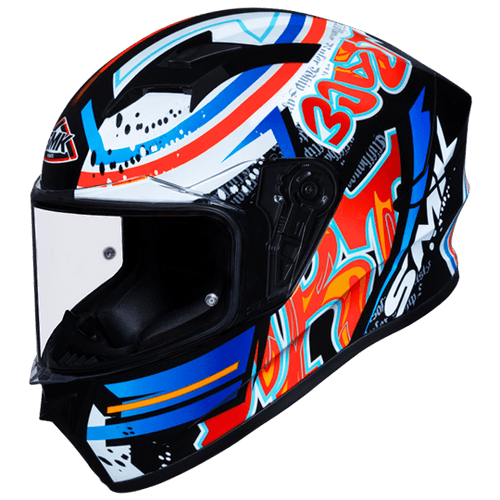 SMK Stellar Graffiti GL237 Helmet