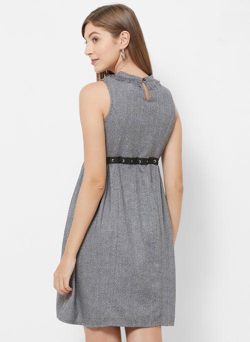 Grey Short Dress