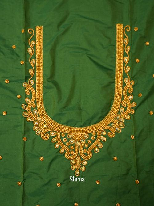 Green  - Aari Blouse