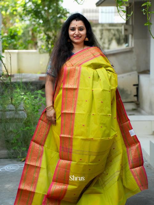 Green & Pink - Chettinad Cotton Saree