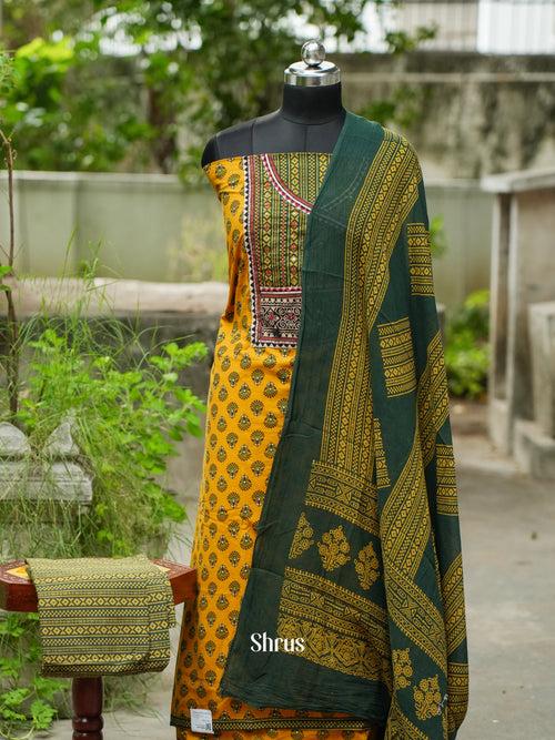 Mustard & Green - Ajrakh Salwar