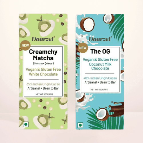 Pack of 2 vegan milk Chocolate | Matcha & The OG