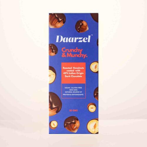 Hazelnut coated with 45% Dark chocolate | Vegan | Gluten Free